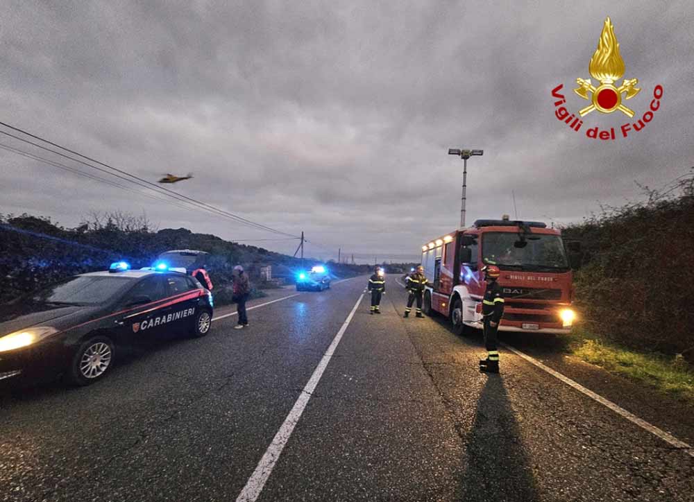 Frontale sulla Verentana: un ferito grave trasportato in ospedale in elisoccorso.