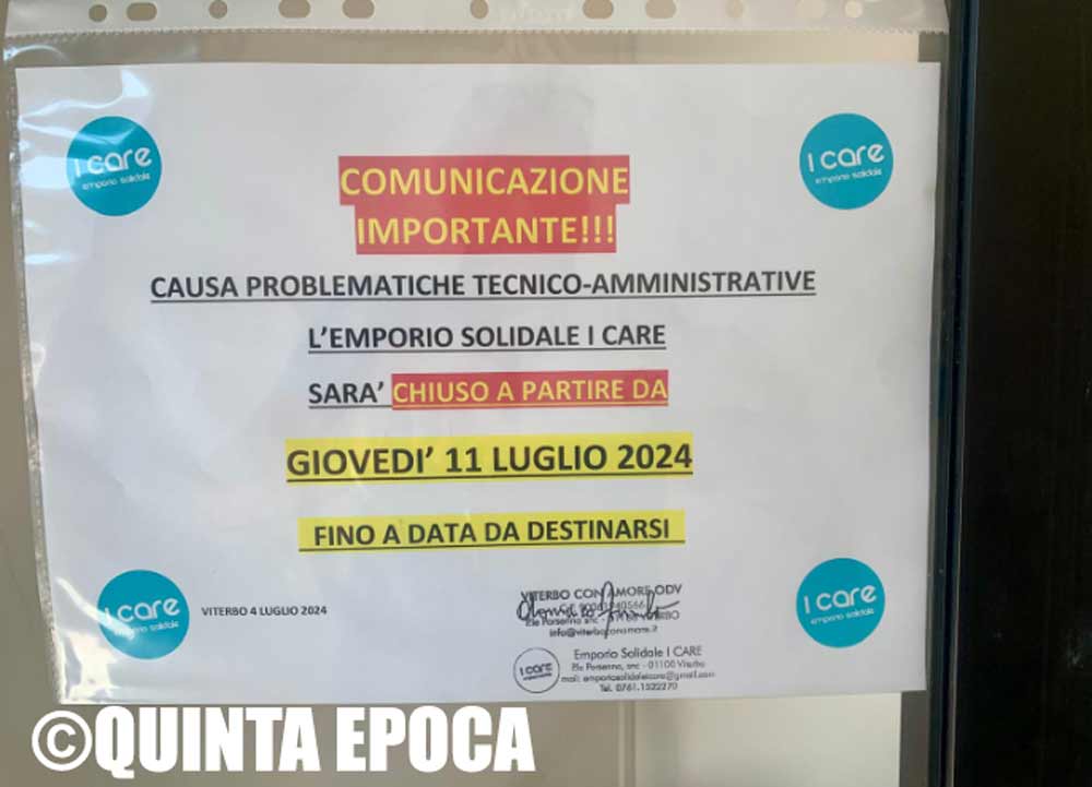 Emporio solidale a rischio chiusura, Italia Viva: “Preoccupazione per 720 persone”.
