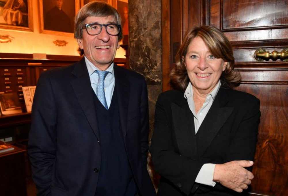 Trasporto Dies Natalis, Stefano e Serena Andreotti ospiti a Palazzo Gentili.