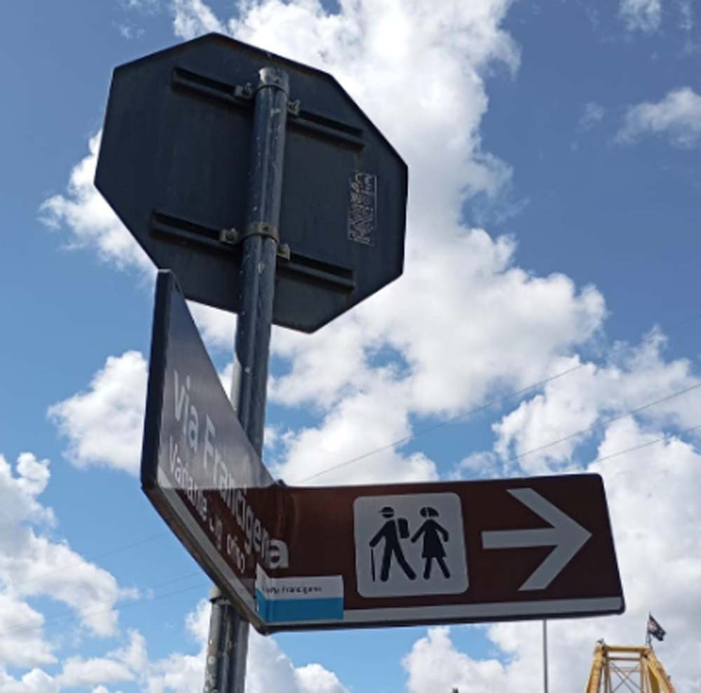 Nuovi atti vandalici sulla via Francigena.