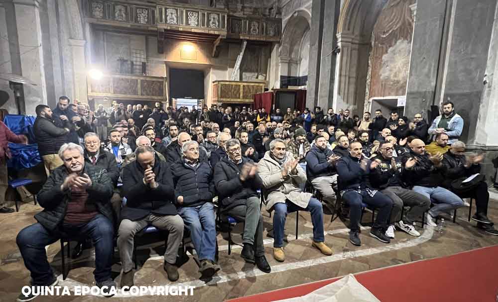Sodalizio compatto, vota per acclamazione i ruoli chiave.