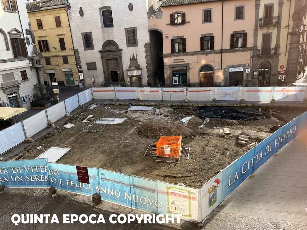 Pavimentazione piazza del Plebiscito, ripartono gli scavi archeologici.