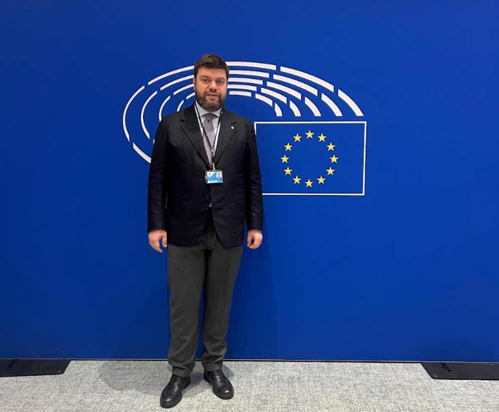 Il Presidente della Provincia di Viterbo Alessandro Romoli al Parlamento Europeo per la sessione plenaria del Comitato delle Regioni.
