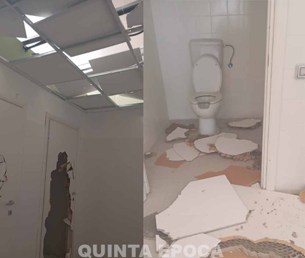 Vandalizzata la palestra di Santa Barbara.