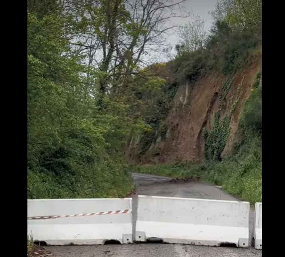Strada Filante, emessa ordinanza verso la proprietà per la messa in sicurezza entro 5 giorni.