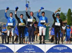 Team Italia sul podio di Salonicco – ph. EEF)