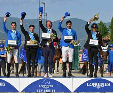 Team Italia sul podio di Salonicco – ph. EEF)