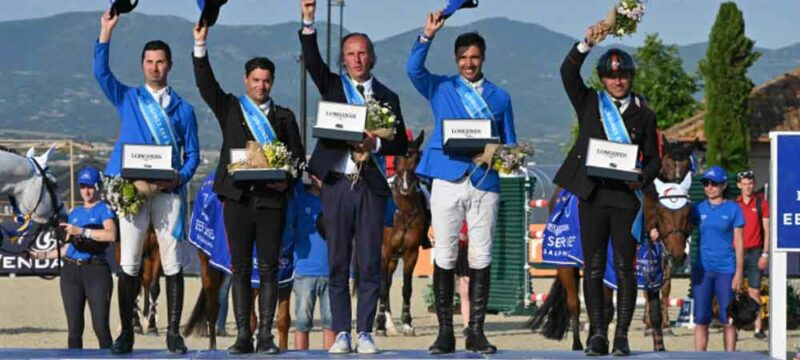Team Italia sul podio di Salonicco – ph. EEF)