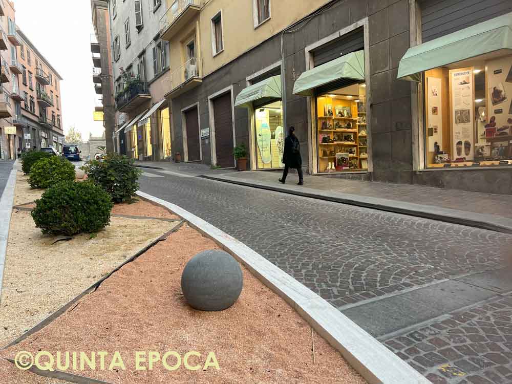Riqualificazione via Matteotti sul primo tratto.