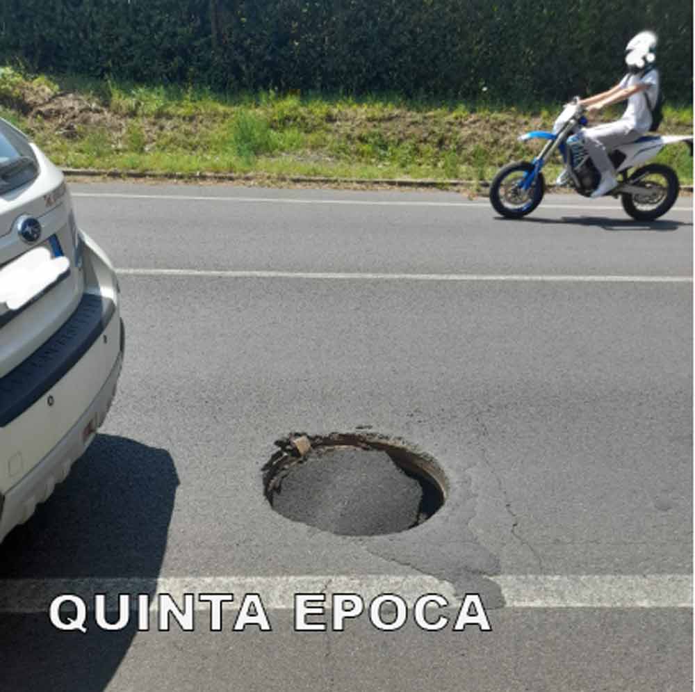 Sprofonda tombino sulla Sanmartinese.