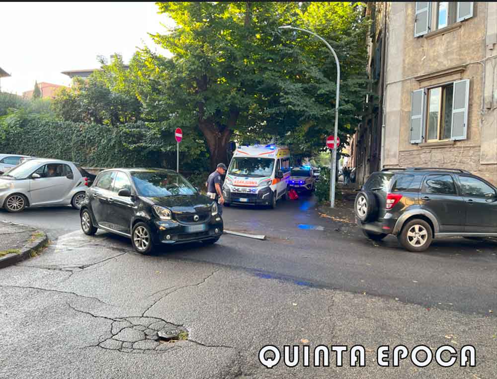 Via Lorenzo da Viterbo, via Pietro Vanni: ricominciano gli incidenti.
