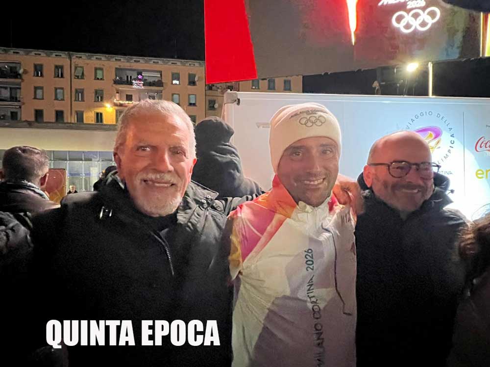 Fiamma Olimpica, Mecarini: “Omar ha portato in alto il cuore della città e di tutti i facchini”.
