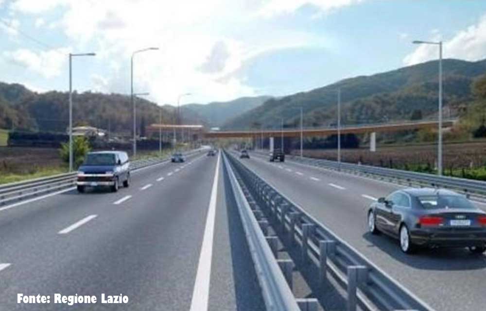 Lazio, Salaria a quattro corsie, approvato il progetto esecutivo.