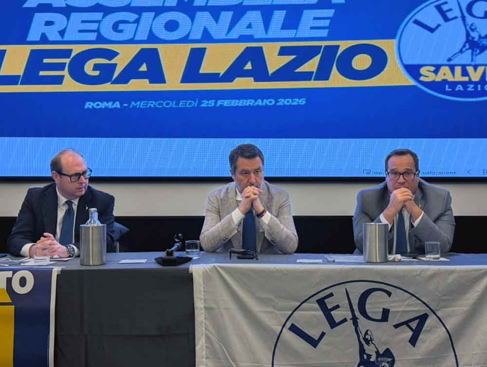 Lega Lazio, boom di iscritti, Salvini si congratula. Rinaldi candidato sindaco di Roma