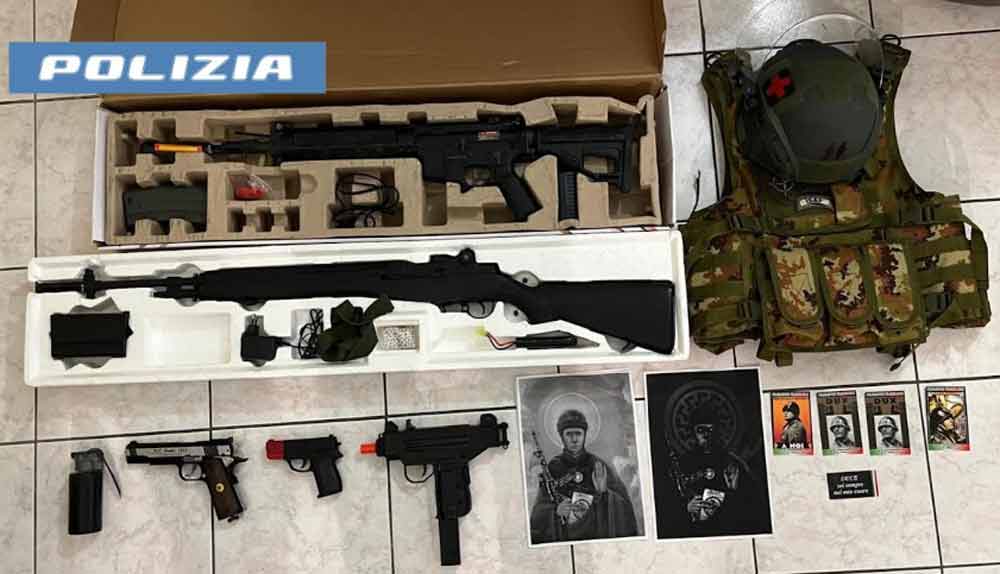 Neonazismo e antisemitismo, perquisizioni in tutta Italia. Armi ad aria compressa a casa di un viterbese