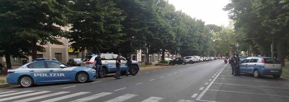 Viale Trento, Sacrario, San Faustino: identificate 442 persone, molte con precedenti di polizia
