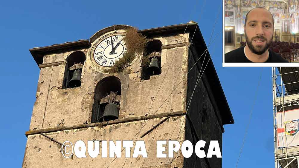 Achilli (FDI): “Campanile di San Sisto nel degrado accanto a Dies Natalis”