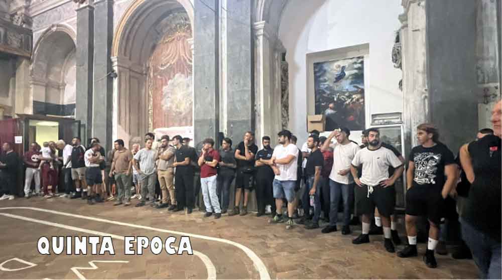 Presi 11 nuovi facchini di Santa Rosa.