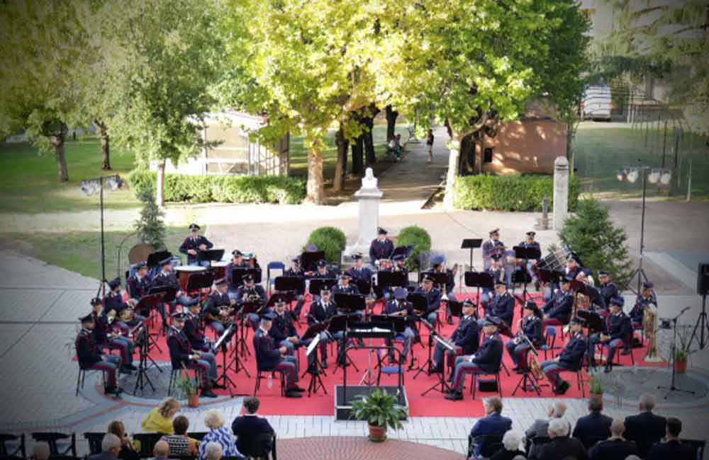 La Fanfara della Polizia di Stato in concerto a Villa Rosa