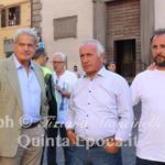 Vincenzo e Mirko Fiorillo i costruttori della macchina di Santa Rosa insieme al sindaco Giovanni Arena