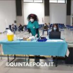Centro vaccinazioni allestito presso la parrocchia della Mazzetta Centro vaccinazioni Mazzetta