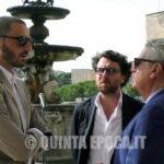 Leonardo Bonucci con il sindaco Arena e l'assessore De Carolis Leonardo Bonucci con il sindaco Arena e l'assessore De Carolis
